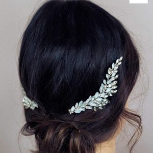 Crystal dove wing hairclips